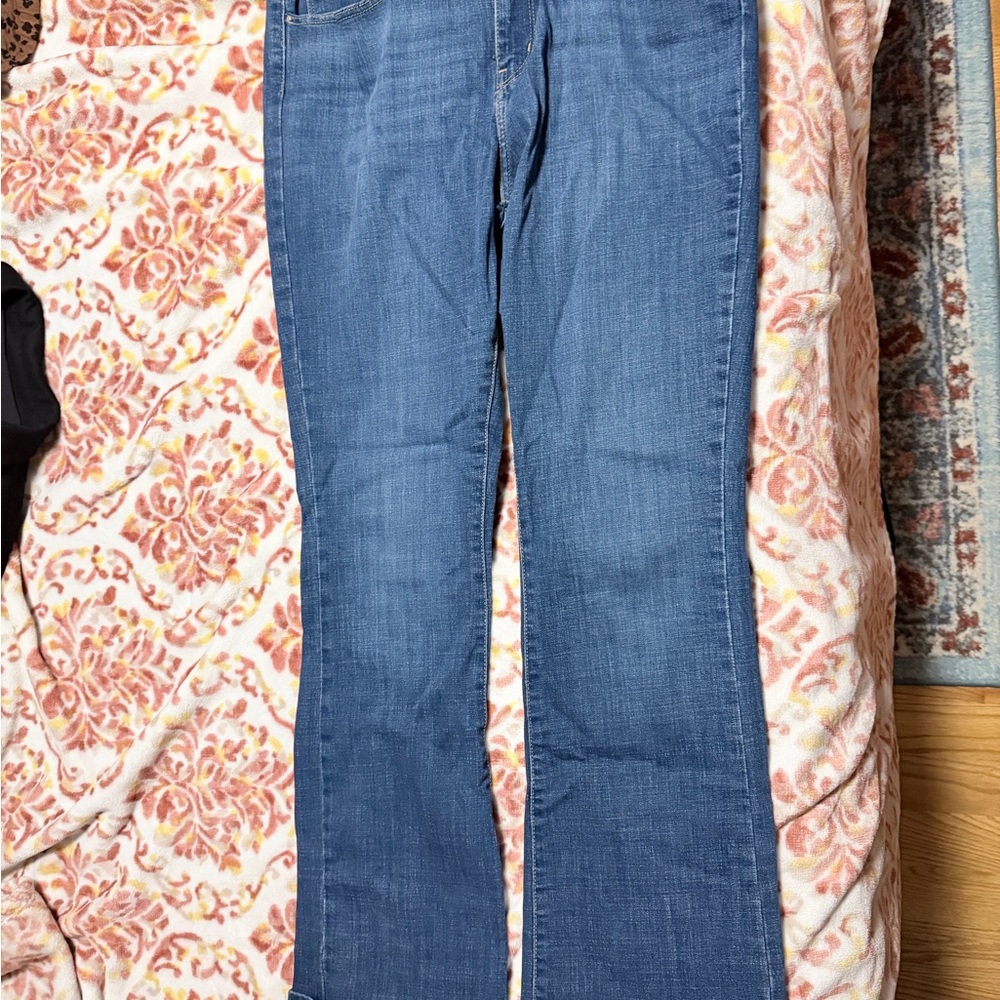 Levi's Women's High Rise Bootcut Blue Jeans